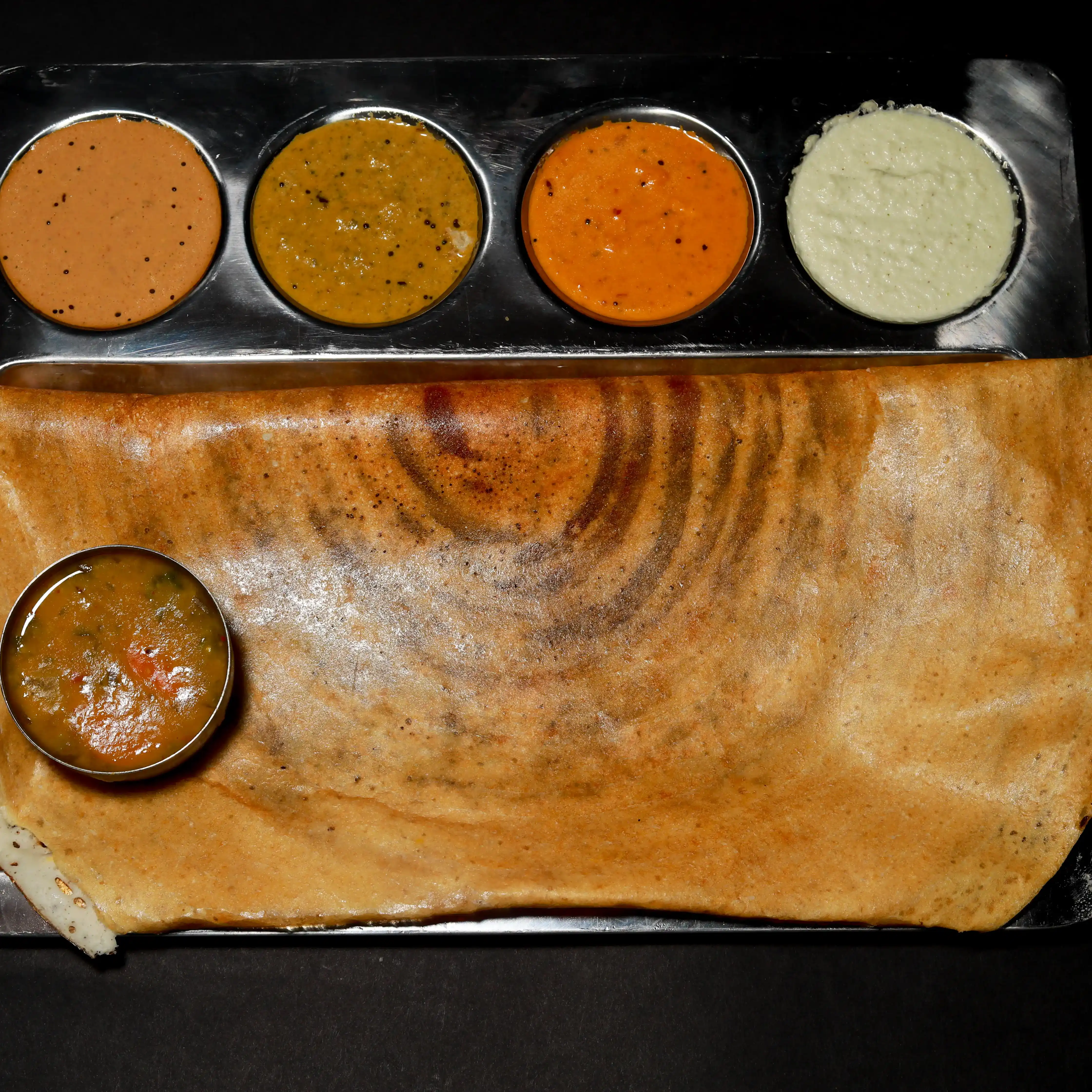 Plain Dosa at Naga's South Indian Cuisine 
